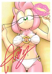 amy rose from sega by fullmetalsketch