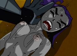 2d breasts closed_eyes dc dc_comics deathstroke forced medium_breasts missionary_position nipples rachel_roth rape raven_(dc) redraw slade_wilson sladed straight_hair tagme_(artist) teen_titans teenager zone