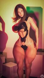 1girls 3d aero3dx artist_name ass big_ass big_breasts bimbo breasts bubble_ass bubble_butt busty female hips hourglass_figure human large_breasts legs light-skinned_female light_skin lips mirage3dx original original_character shiny shiny_skin slushe_(website) thick_ass thick_legs thick_thighs thigh_gap thighs voluptuous watermark wide_hips