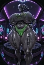 1girls ai_assisted ai_generated ai_video alien_(franchise) animated boobs_focus breast_focus breast_squeeze breasts child_bearing_hips female female_xenomorph grok hourglass_figure lactating lactation shiny_skin solo tagme unusual_lactation video wide_hips xenomorph