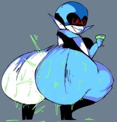 ass ass_clapping ass_focus deltarune deltarune_chapter_2 queen_(deltarune) revafreak tagme