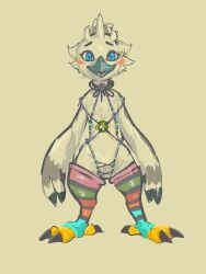 avian bird bondage furry socks tagme tears_of_the_kingdom the_legend_of_zelda tulin_(zelda)