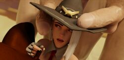 1girls 3boys 3d ashe_(overwatch) big_penis blizzard_entertainment cuckold cuckold_pov cuckolding dark-skinned_male dark_skin dissappointed_look female hat huge_cock humiliation large_penis light-skinned_female light-skinned_male light_skin male multicolored_hair netorare ntr overwatch overwatch_2 penis_size_comparison penis_size_difference precum size_comparison size_difference small_penis small_penis_humiliation two-finger_handjob two_finger_handjob