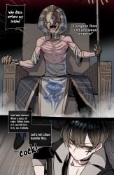 anime anime_style bad_ending_party egyptian fantasy manga older_male pharaoh ratatatat74 rei_(bad_ending_party) tomboy undead zombie