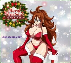 1girls 2020 alternate_version_at_source alternate_version_available android android_21 android_21_(good) android_21_(human) artist_name artist_signature bare_midriff bare_shoulders belly belly_button big_ass big_breasts big_thighs black_glasses blue_eyes christmas christmas_bells christmas_decorations christmas_hat christmas_headwear christmas_outfit christmas_present christmas_stocking curvaceous curvaceous_body curvaceous_female curvaceous_figure curvaceous_hips curves curvy curvy_body curvy_female curvy_figure curvy_hips curvy_thighs deviantart dragon_ball dragon_ball_super dragon_ball_super_super_hero dragon_ball_z dragon_ball_z:_kakarot earrings fanart female female_focus female_only female_solo glasses gold_earrings hair_between_eyes hoop_earrings hourglass_figure long_brown_hair long_hair long_hair_female looking_aside looking_at_viewer looking_pleasured lord_jackson_art merry_christmas navel red_bikini red_bikini_bottom red_bikini_top red_gloves round_breasts santa_bikini shiny shiny_ass shiny_body shiny_breasts shiny_butt shiny_clothes shiny_hair shiny_skin solo solo_female solo_focus thick thick_ass thick_body thick_breasts thick_hips thick_legs thick_thighs thighhighs thighs vomi_(dragon_ball) watermark