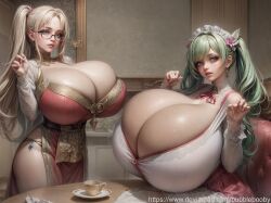 3d 3dcg 4k ai ai_generated breasts cg chounyuu cleavage fantasy lingerie