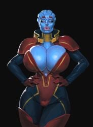 samara from mass effect by boobsgames