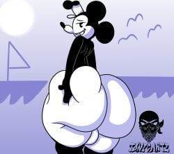 1boy balls big_ass big_butt disney femboy gay gigantic_ass gigantic_butt grabbing_own_ass huge_ass huge_butt looking_at_viewer male male_only mickey_mouse mouse public_domain solo solo_male steamboat_willie steambutt_willie tonicartz wide_hips