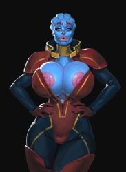 samara from mass effect by boobsgames