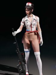 female nurse phantom rogue_company video_game_character video_games