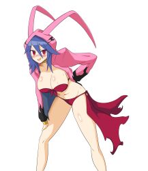 bikini bikini_bottom bikini_top breasts canon_genderswap disgaea disgaea_d2 disgaea_rpg genderswap_(mtf) laharl laharl-chan large_breasts nippon_ichi_software open_jacket trielectron