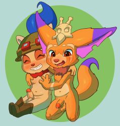 balls genitals gnar_(lol) hi_res league_of_legends male manekomon penis riot_games teemo_(lol) yordle yordles