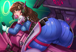 1girls ass big_ass big_butt bubble_ass bubble_butt d.va female huge_ass huge_butt hyper_ass hyper_butt large_ass large_butt leggings massive_ass massive_butt overwatch skin_tight thick_thighs thunder_thighs