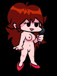 accurate_art_style asiagosandwich friday_night_funkin girlfriend_(friday_night_funkin) microphone nude sprite_edit