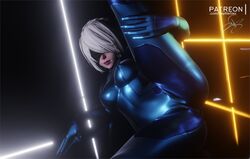 yorha 2b from metroid by alenabyss