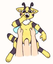 anthro anthro_cat bee_humanoid cat-bee_(poppy_playtime) catbee_(poppyplaytime) feline female fur furry poppy_playtime pussy sex vaginal_penetration yellow_fur