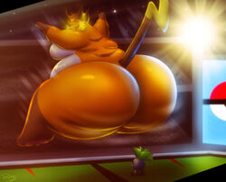 absurd_res anthro ass bbw belly big_ass big_belly big_butt butt butt_crush cocoa_(cheesecaker) duo fat fat_ass female fur gigantic_ass gigantic_butt hair hi_res huge_ass huge_butt imminent_buttcrush imminent_crush imminent_facesitting jumping mammal nintendo obese obese_anthro obese_female oddish overweight overweight_anthro overweight_female pokémon_(species) pokémon_battle pokemon pokemon_(species) raichu robthehoopedchipmunk size_difference thick_thighs video_games