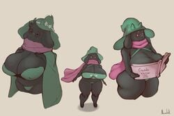 1girls 2021 5_fingers anthro breasts deltarune fat_ass female_ralsei huge_ass huge_breasts massive_breasts nazdak ralsei ralsei_with_black_fur round_ass rule_63 thick thick_ass thick_legs thick_thighs thighs