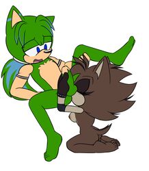 brown_fur crimsontagger fan_character green_fur mobian_(species) naked rimjob rimming rimming_male sonic_(series) straight tastikandy