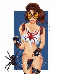 1girls anya_corazon arana marvel solo spider-girl spider-man_(series) straight_hair tagme