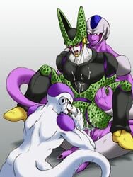 cell_(dragon_ball) cooler_(dragon_ball) dragon_ball dragon_ball_z freeza frieza gay male male_only perfect_cell straight_hair tagme yaoi