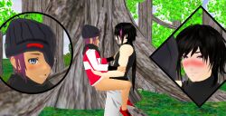 1boy 1boy1girl 1girls 2022 female hawk_of_toma lie_ren male may_zedong mikumikudance mmd rwby