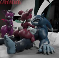 anal anal_sex balls_deep big_ass big_balls big_butt big_dom_small_sub big_penis camseven chip_(sonic) dark_gaia gay gay_domination male_only sonic_(series) sonic_the_hedgehog sonic_the_hedgehog_(series) sonic_the_werehog sonic_unleashed threesome