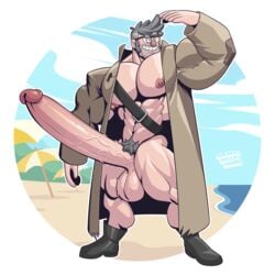 balls bars big_balls big_penis boner boots disney disney_channel erection gay glasses gravity_falls grey_hair hyper_muscles male male_only muscles muscular muscular_male pantless penis smooth_skin solo stanford_pines tight_clothing veiny_penis wolfiecanem