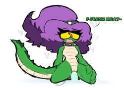 alligator anthro crocodile kambeenie penis pussy scalie vaginal_penetration yellow_eyes