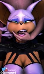 4k ahe_gao drooling garryswood latex rouge_the_bat sonic_(series) thumb_in_mouth