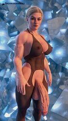 1futa 3d 3d_(artwork) abigail_anderson alternate_breast_size arm_scar battle_scars biceps big_ass big_breasts club_shaped_penis daz3d daz_studio deltoids fishnet_bodysuit freckles futa_only futanari hanging_penis huge_cock light-skinned_futanari looking_at_viewer muscular muscular_futanari naughty_dog no_pubes penis penis_base pink_penis pinup platinum_blonde_hair rugged_penis salamandraninja scar solo the_last_of_us the_last_of_us_2 thick_penis thick_thighs top_heavy_penis