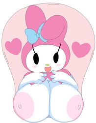 ass_vs_breasts boob_mousepad cute dream-cassette female furry heart hoshime huge_breasts mob_face mousepad my_melody onegai_my_melody oppai_mouse_pad sanrio shortstack