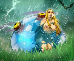 1girls breasts breath_of_the_wild chuchu curvy goo goo_creature kamina1978 keese_(the_legend_of_zelda) monster nintendo nipples nude princess_zelda rain rape slime tagme the_legend_of_zelda vore what zelda_(breath_of_the_wild)