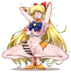 1futa ahe_gao armpits arms_behind_head arms_up big_breasts big_penis bishoujo_senshi_sailor_moon blonde_hair blush bow breasts breasts_out censored clothed clothing crouching cum cumshot ejaculation erection feet_together female_ejaculation futa_only futa_sans_balls futanari gggg hair_ribbon hands-free hands_behind_head handsfree_ejaculation heels human large_breasts light-skinned_futanari light_skin long_hair minako_aino nude orgasm pale_skin penis pussy pussy_ejaculation pussy_juice ripped_shirt rolling_eyes sailor_venus skirt solo spread_legs squatting sweat thighs tongue tongue_out torn_clothes