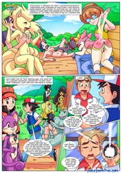 anthro breasts collar comic deerling english_text female hetero human machoke mawile ninetales nintendo nude palcomix penis pokeball pokemon pokemon_(species) pokephilia pokepornlive rattata samuel_oak satoshi_(pokemon) spanking speech_bubble straight text the_pokemon_master tribadism weavile yuri