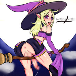 1futa alternate_costume anus ass back back_view backboob backsack balls bare_legs big_ass blank_eyes broom broom_riding censored fire_emblem fire_emblem_awakening fire_emblem_heroes full_moon futa_only futa_sans_pussy futanari green_hair halloween halloween_costume hat human ikarei light-skinned_futanari light_skin long_hair looking_back moon night nintendo niseruhito nowi_(fire_emblem) nowi_(halloween)_(fire_emblem) nude official_alternate_costume open_mouth pale_skin penis purple_eyes shorts smile solo standing underboob witch witch_hat