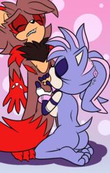 blowjob crimsontagger fan_character kandy_the_hedgehog mobian_(species) naked nude purple_skin sonic_(series) straight tastikandy