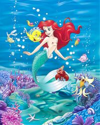 ariel artist_request blue_eyes disney edit flounder merfolk mermaid mermaid_tail nipple nipples pale_skin pink_nipples red_hair screenshot_edit sebastian_(disney) sexually_suggestive skinny skinny_girl skinny_waist small_breasts smaller_female tagme the_little_mermaid thin_waist tight_pussy tiny_breasts tiny_waist underwater