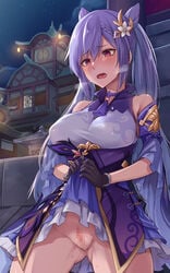 keqing (genshin impact) from genshin impact by hiruno