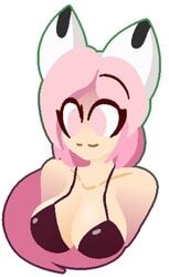 ami_(gwain_saga) big_breasts bikini_top cute geoexe gwain_saga huge_breasts pink_eyes pink_hair vulkinx