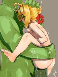 big_penis fate_(series) green_body nero_claudius_(fate) steamingtofu