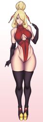 cynthia (pokemon) from nintendo by bemannen