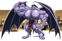 abs biceps bodybuilder bunnywolf disney furry gargoyle gargoyles goliath_(gargoyles) hyper hyper_balls hyper_genitalia hyper_muscles hyper_penis hyper_testicles male male_focus male_only muscle muscles muscular muscular_arms muscular_ass muscular_back muscular_legs muscular_male muscular_thighs nipples pecs veins veiny_penis wolfiecanem