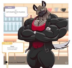 abs aggressive_retsuko aggretsuko biceps bunnywolf furry furry_only haida haida_(aggretsuko) hyper hyper_balls hyper_bulge hyper_genitalia hyper_penis hyper_testicles male_only masturbation muscle muscles muscular muscular_arms muscular_legs muscular_male muscular_thighs nipples pecs sanrio smooth_fur veins veiny_penis wolfiecanem