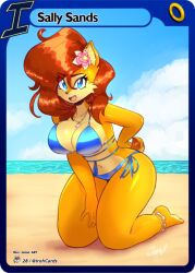 sally acorn from archie comics by jamoart