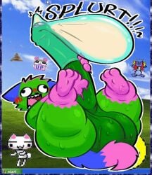 2025 3_toes animated anthro ass balls big_balls big_butt big_penis black_nose blue_body blue_fur blush blush_lines bodily_fluids cheek_tuft condom condom_balloon cum domestic_cat don't_touch_my_pizza_(meme) english_description erection facial_tuft feet felid feline felis filled_condom fur genital_fluids genitals gigantic_penis green_body green_fur humanoid_genitalia humanoid_penis kevin_(nyanwolf) male male_only mammal masturbation meme microsoft microsoft_windows motion_blur multicolored_body multicolored_fur open_mouth penile penile_masturbation penis pink_body pink_fur pknoel sexual_barrier_device sharp_teeth solo sony_corporation sony_interactive_entertainment sound_effects sparklefur sweat sweaty_butt sweaty_feet sweaty_genitalia sweaty_legs sweaty_penis sweaty_thighs teeth text thick_thighs toes toro_inoue tuft wearing_condom windows_xp