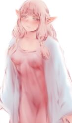 blonde_hair blush delicious_in_dungeon dungeon_meshi elf elf_ears elf_female elf_girl milsiril_(dungeon_meshi) shpo tagme