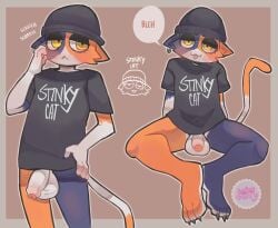 1futa anthro cat_ears cat_tail feline fellatio fortnite furry futanari intersex lilbunpinky meow_skulls_(fortnite) nipples penis tagme trans_woman transfem
