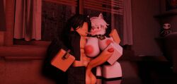 1boy 1girls 3d areolae balls breasts collaboration jinx_(jinx_rr34) jinx_rr34 lestialrr34 nipples penis roblox roblox_avatar robloxian straight tagme thighs