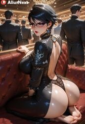 1girls ai_generated aliusnext ass bayonetta bayonetta_(character) bayonetta_2 big_ass big_breasts black_hair breasts breasts feet feet_focus female foot_fetish foot_focus glasses hi_res high_resolution highres huge_ass huge_breasts light-skinned_female light_skin lingerie massive_ass massive_breasts mature mature_female milf patreon short_hair soles sweat sweatdrop sweating sweaty sweaty_body sweaty_breasts thick thick_ass thick_hips thick_legs thick_lips thick_thighs toes